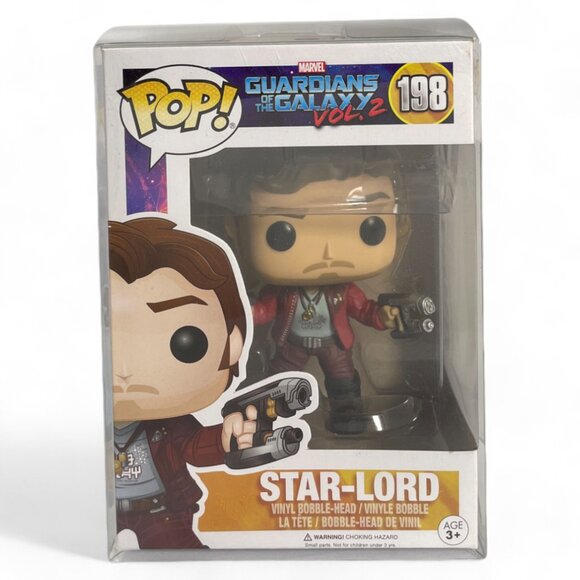 Funko Other - Funko Pop! Vinyl: Marvel - Star-Lord #198 W/PET Protector - NEW